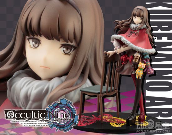《Occultic;Nine》红之亚里亚手办 冰山美女楚楚动人