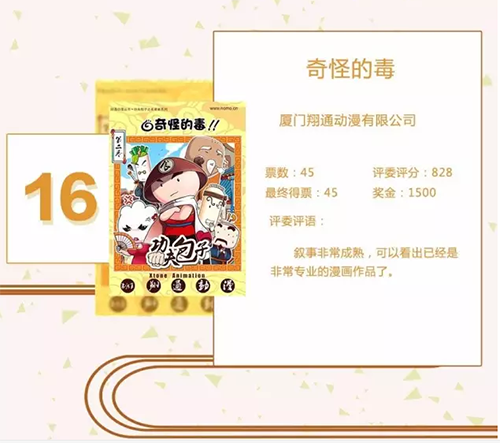 第二届青年原创手机漫画大赛结果公布 翔通动漫作品分获一二等奖插图2