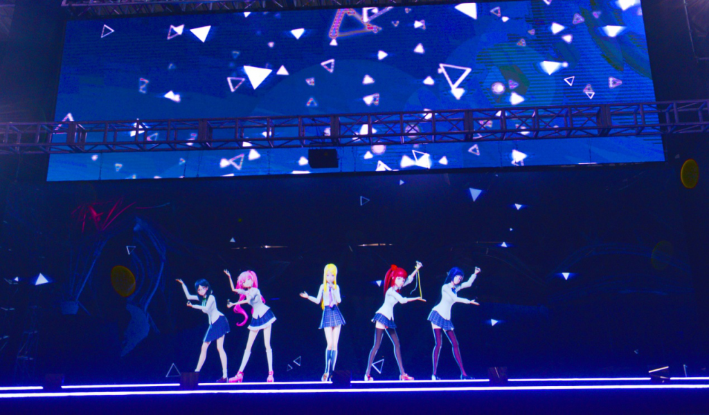 安菟女团虚拟偶像演唱会亮相CCG 带着Live AR 人工智能黑科技插图2